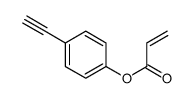 (4-ethynylphenyl) prop-2-enoate结构式