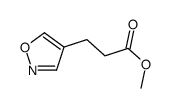 4-Isoxazolepropanoicacid,methylester(9CI)结构式