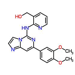 (2-{[7-(3,4-Dimethoxyphenyl)imidazo[1,2-c]pyrimidin-5-yl]amino}-3-pyridinyl)methanol structure