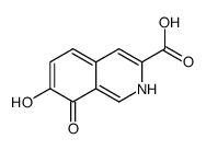 3-Isoquinolinecarboxylic acid, 7,8-dihydroxy- (9CI) structure