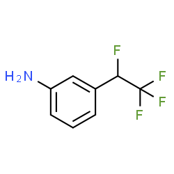 3-(1,2,2,2-四氟乙基)苯胺结构式