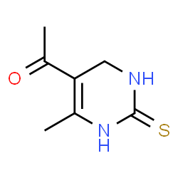 Ethanone, 1-(1,2,3,4-tetrahydro-6-methyl-2-thioxo-5-pyrimidinyl)- (9CI)结构式