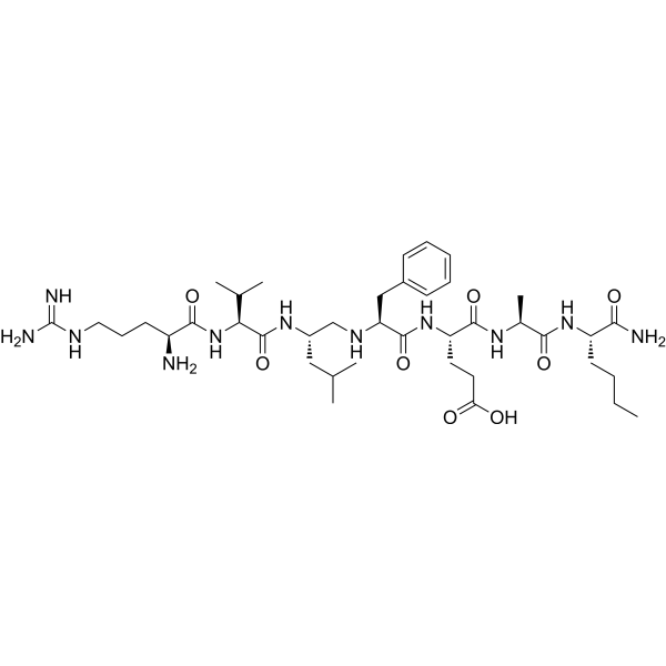 H-Arg-Val-Leu-psi(CH2NH)Phe-Glu-Ala-Nle-NH2 picture