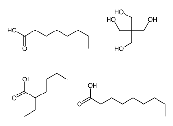 2,2-bis(hydroxymethyl)propane-1,3-diol,2-ethylhexanoic acid,nonanoic acid,octanoic acid Structure