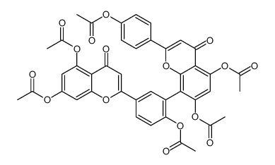 amentoflavone hexaacetate structure