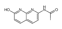 2-acetylamino-7-hydroxy-1,8-naphthyridine结构式