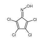 2,3,4,5-tetrachlorocyclopenta-2,4-dienone oxime Structure