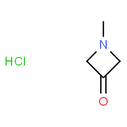 1-甲基氮杂环丁烷-3-酮盐酸盐结构式