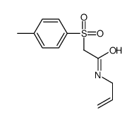 2-(4-methylphenyl)sulfonyl-N-prop-2-enylacetamide结构式