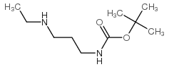 tert-butyl 3-(ethylamino)propylcarbamate structure