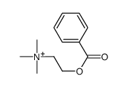 2-benzoyloxyethyl(trimethyl)azanium结构式