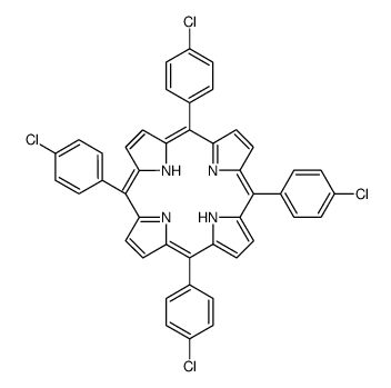 meso-Tetra(4-chlorophenyl)porphine Structure