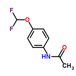 N-[4-(Difluoromethoxy)phenyl]acetamide Structure