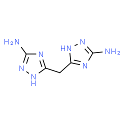 5-[(5-amino-1H-1,2,4-triazol-3-yl)methyl]-1H-1,2,4-triazol-3-amine structure