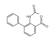 N-(3-nitro-biphenyl-2-yl)-acetamide Structure