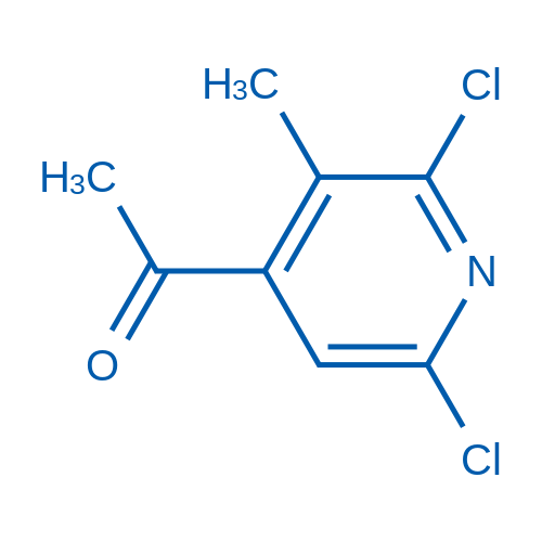 1-(2,6-Dichloro-3-methylpyridin-4-yl)ethanone structure