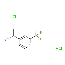 1-(2-(trifluoromethyl)pyridin-4-yl)ethanamine dihydrochloride Structure