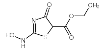 2-(羟基氨基)-4-氧代-4,5-二氢噻唑-5-羧酸乙酯结构式