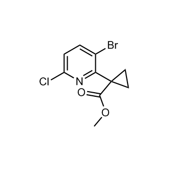 Methyl 1-(3-bromo-6-chloropyridin-2-yl)cyclopropane-1-carboxylate picture