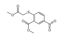 methyl 2-(2-methoxy-2-oxoethyl)sulfanyl-5-nitrobenzoate Structure