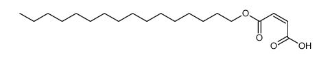 hexadecyl hydrogen maleate structure