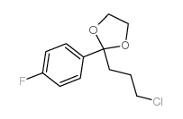 2-(3-Chloropropyl)-2-(4-fluorophenyl)-1,3-dioxolane Structure