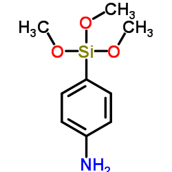 4-(Trimethoxysilyl)aniline structure