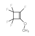 1,3,3,4,4-pentafluoro-2-methoxycyclobutene Structure