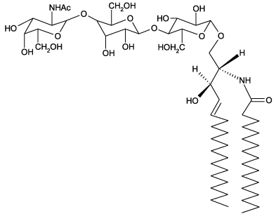 Ganglioside GM2 Asialo Mixture Structure