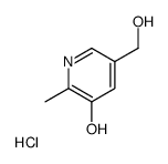 5-(hydroxymethyl)-2-methylpyridin-3-ol,hydrochloride结构式