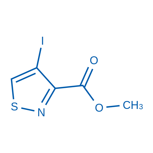 Methyl 4-iodo-1,2-thiazole-3-carboxylate structure