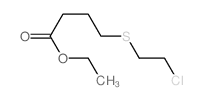 Butanoic acid,4-[(2-chloroethyl)thio]-, ethyl ester structure