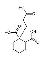 1-(2-carboxyethyl)cyclohexane-1,2-dicarboxylic acid Structure