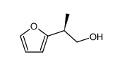 (2S)-2-(furan-2-yl)propan-1-ol结构式