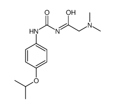 2-(dimethylamino)-N-[(4-propan-2-yloxyphenyl)carbamoyl]acetamide Structure