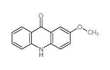 2-methoxy-10H-acridin-9-one结构式