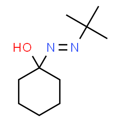 1-[(1,1-dimethylethyl)azo]cyclohexan-1-ol Structure