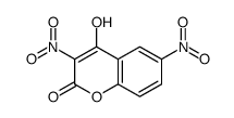 4-hydroxy-3,6-dinitrochromen-2-one Structure