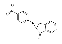 1-(4-nitrophenyl)-1a,6a-dihydroindeno[1,2-b]azirin-6-one Structure