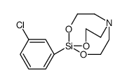 5-(3-chlorophenyl)-4,6,11-trioxa-1-aza-5-silabicyclo[3.3.3]undecane Structure