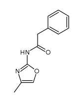 N-(4-methyl-oxazol-2-yl)-2-phenyl-acetamide Structure