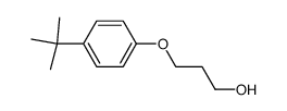 3-(4-TERT-BUTYLPHENOXY)PROPAN-1-OL structure