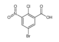 5-bromo-2-chloro-3-nitrobenzoic acid structure