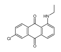 6-chloro-1-(ethylamino)anthracene-9,10-dione Structure