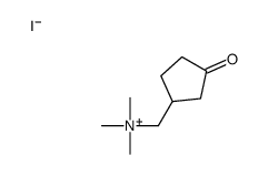 trimethyl-[(3-oxocyclopentyl)methyl]azanium,iodide Structure