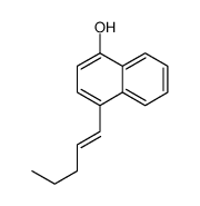 4-pent-1-enylnaphthalen-1-ol结构式