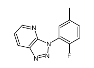 3-(2-fluoro-5-methylphenyl)triazolo[4,5-b]pyridine Structure