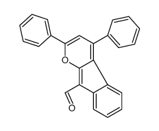 2,4-diphenylindeno[2,3-b]pyran-9-carbaldehyde Structure