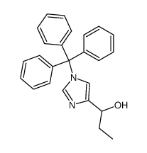 1-(1-trityl-1H-imidazol-4-yl)propan-1-ol Structure