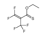 O-ethyl 3,3-difluoro-2-(trifluoromethyl)prop-2-enethioate结构式